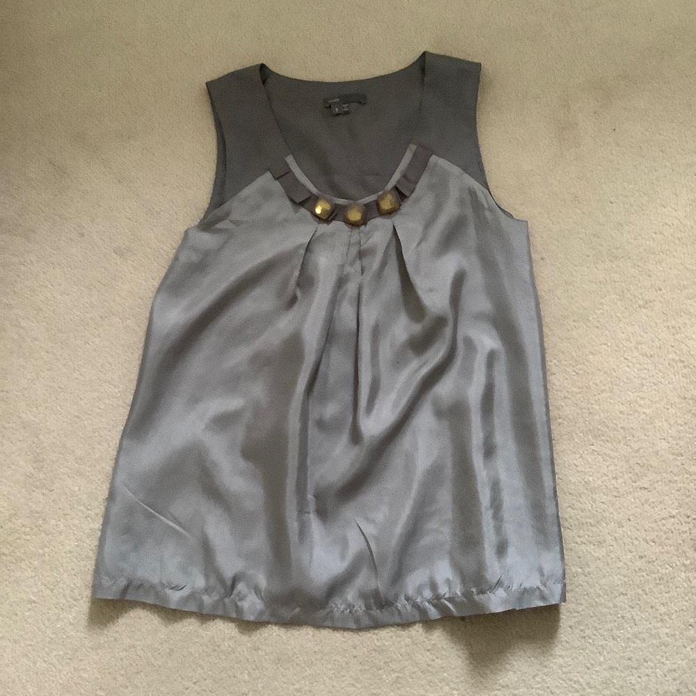 Vince silk sleeveless blouse
